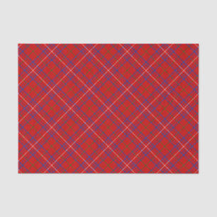 Papel De Seda Clan Rosa Tartan