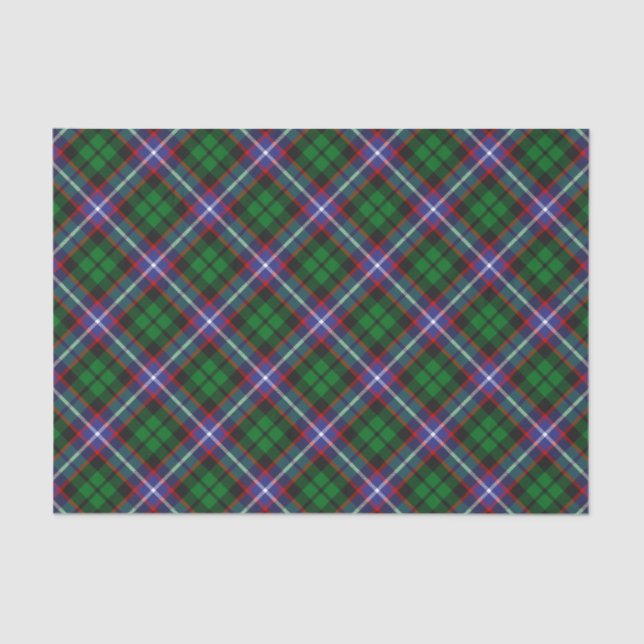 Papel De Seda Clan Russell Tartan (Anverso)