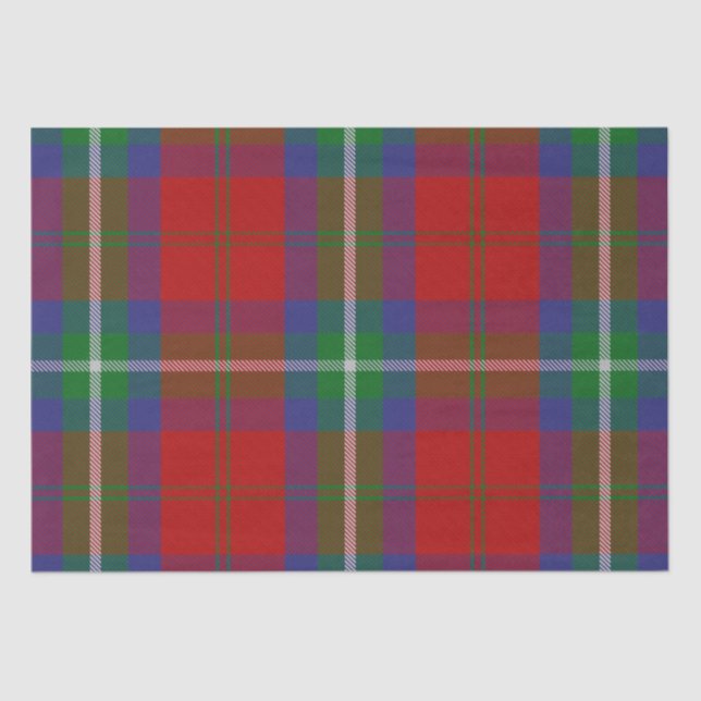 Papel De Seda Clan Ruthven Tartan (Anverso)