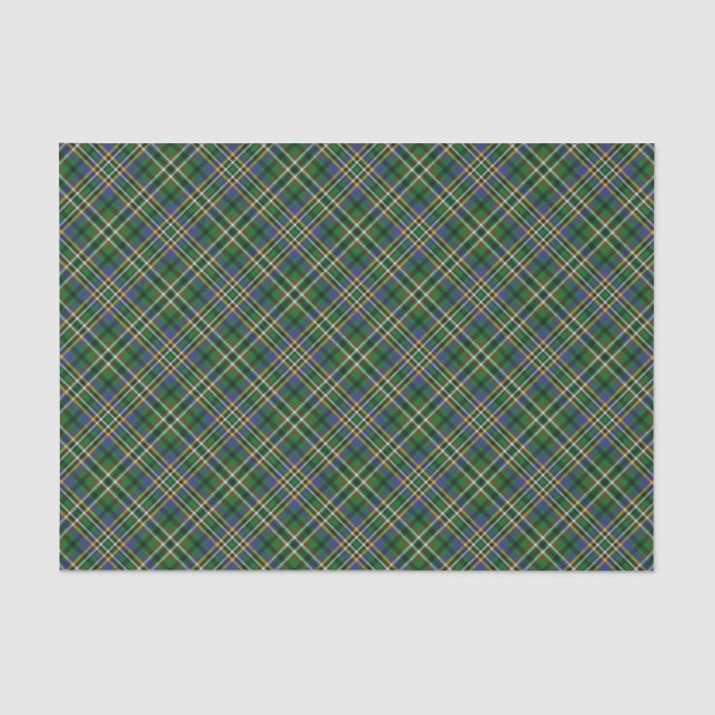 Papel De Seda Clan Scott Green Tartan (Anverso)
