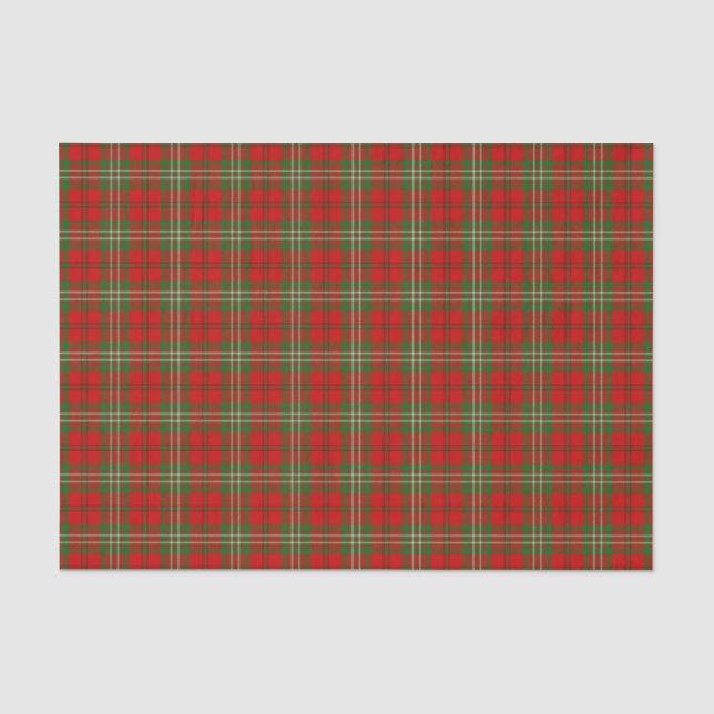 Papel De Seda Clan Scott Tartan (Anverso)