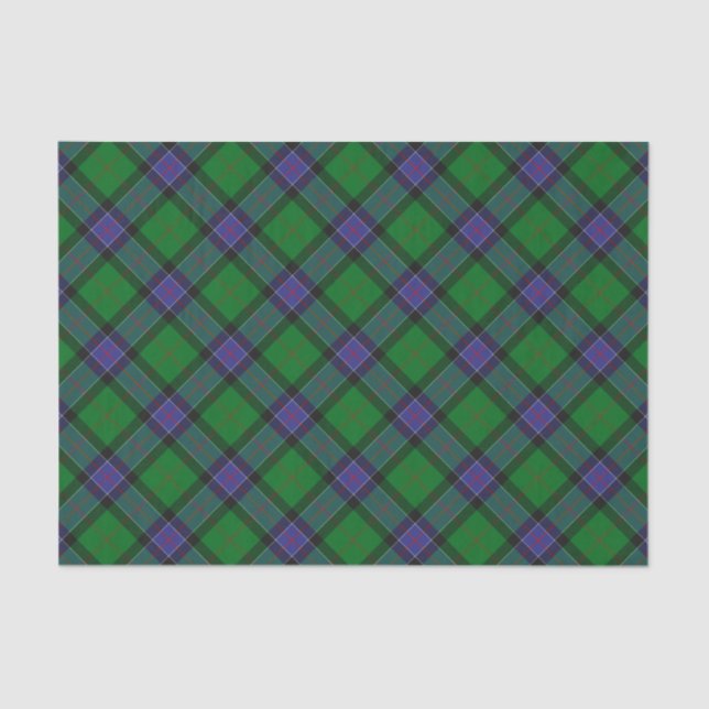 Papel De Seda Clan Sinclair Hunting Tartan (Anverso)