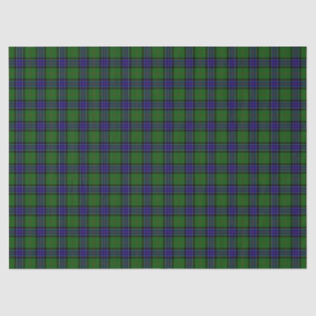 Papel De Seda Clan Sinclair Tartan Plaid (Anverso)