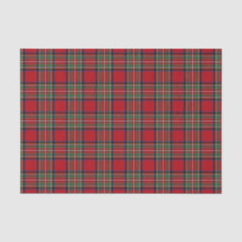 Papel De Seda Clan Stewart Tartán Red Green Blue Check Plage