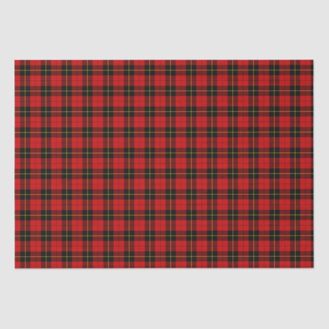 Papel De Seda Clan Wallace Tartan (Anverso)