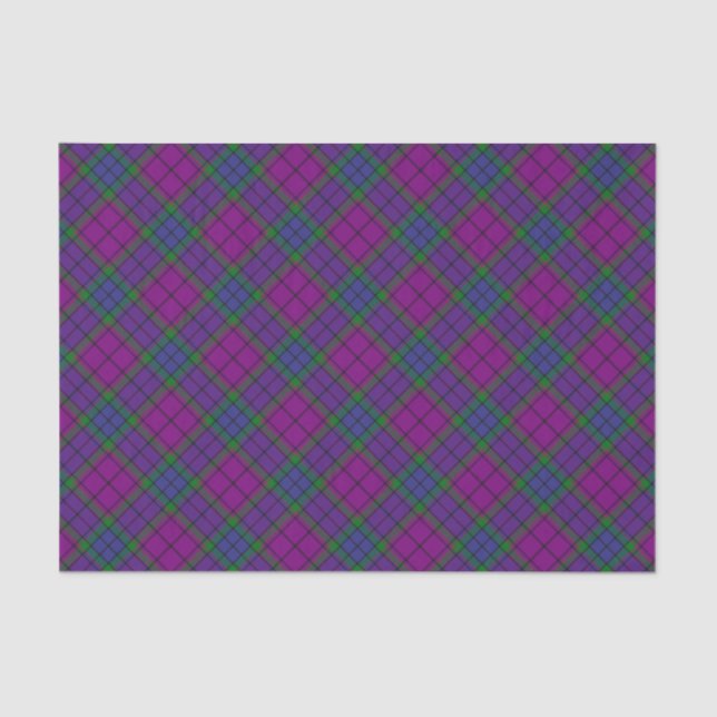 Papel De Seda Clan Wardlaw Tartan (Anverso)