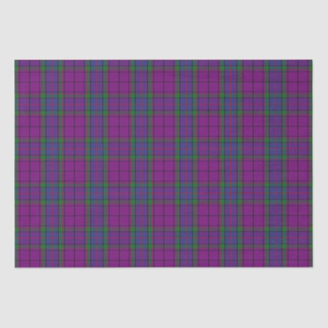 Papel De Seda Clan Wardlaw Tartan (Anverso)