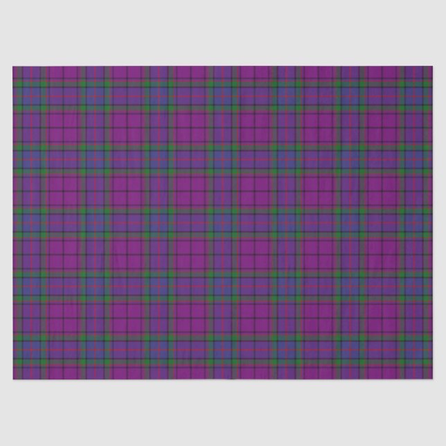Papel De Seda Clan Wardlaw Tartan (Anverso)