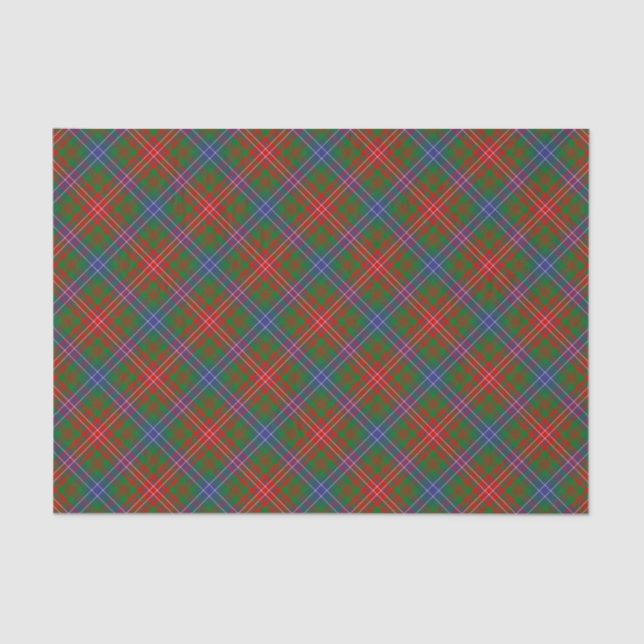 Papel De Seda Clan Wilson Modern Tartán (Anverso)