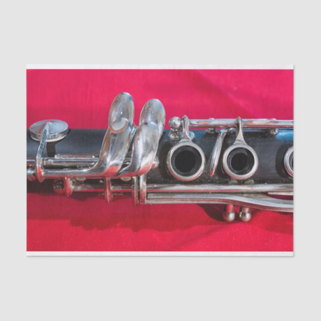 Papel De Seda Clarinet en rojo (Anverso)