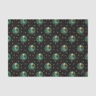 Papel De Seda Clark Griswold Navidades Wreath Pattern