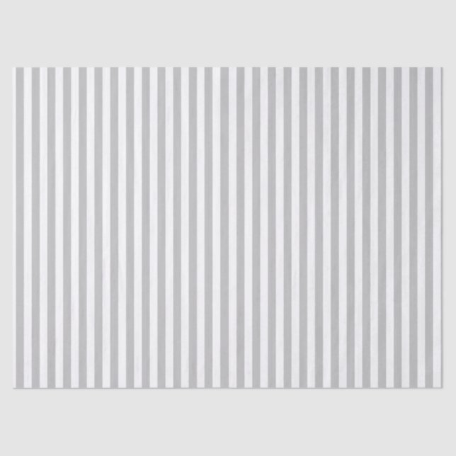 PAPEL DE SEDA CLÁSICO GRIS CLARO A RAYAS (Anverso)