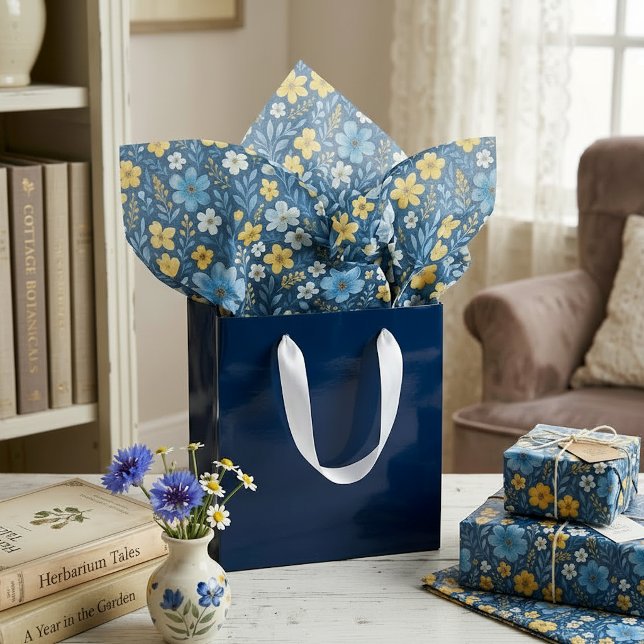 Papel De Seda Clásico Shabby Chic Patrón de arte floral francés (Subido por el creador)