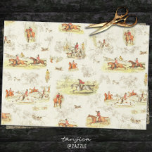 Clásicos jinetes ingleses vintage con sabuesos de 