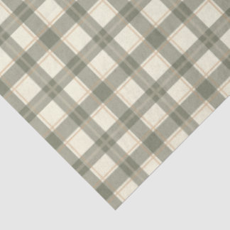 Papel De Seda Classic Sage Tartan 