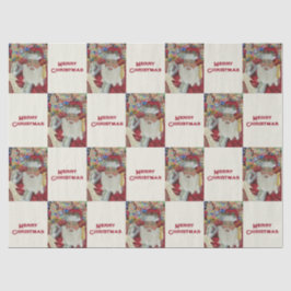 Papel De Seda Classic Santa - Comprobando dos veces el blanco de