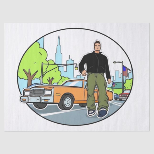 Papel De Seda Claude - GTA 3 (Anverso)