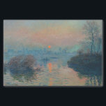 Papel De Seda Claude Monet - Atardecer en el Sena en Lavacourt<br><div class="desc">Atardecer en el Sena en Lavacourt,  Efecto Invierno / Soleil couchant sur la Seine a Lavacourt,  effet d'hiver - Claude Monet,  Petróleo en lienzo,  1880</div>