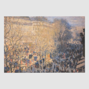 Papel De Seda Claude Monet - Boulevard des Capucines en París