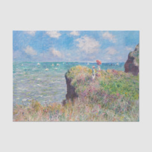 Papel De Seda Claude Monet - Camino acantilado en Pourville