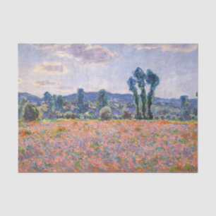 Papel De Seda Claude Monet - Campo de amapolas 1890 (Giverny)