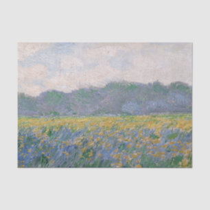 Papel De Seda Claude Monet - Campo de Lirios Amarillos en Givern