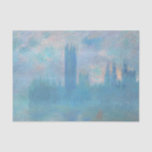 Papel De Seda Claude Monet. Casas del Parlamento de Londres. Azu<br><div class="desc">Claude Monet "Casas del Parlamento,  Londres" papel tisular.</div>