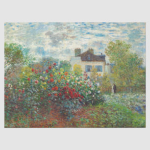 Papel De Seda Claude Monet - El jardín del artista en Argenteuil
