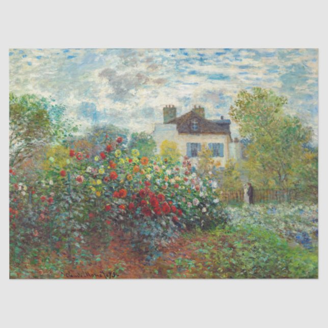 Papel De Seda Claude Monet - El jardín del artista en Argentina (Anverso)