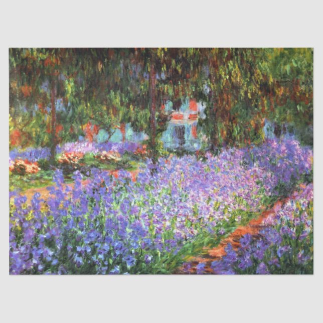 Papel De Seda Claude Monet El jardín del artista en Giverny (Anverso)