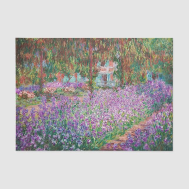 Papel De Seda Claude Monet - El jardín del artista en Giverny (Anverso)