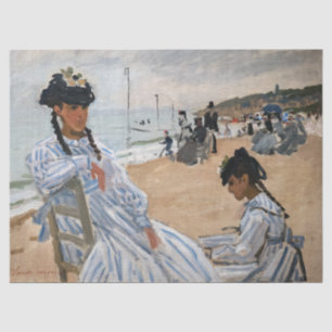 Papel De Seda Claude Monet - En la playa de Trouville