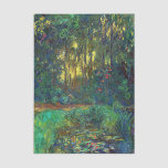 Papel De Seda Claude Monet - Esquina de un estanque con naves ac<br><div class="desc">Moneda del bassin aux nympheas / Esquina de un estanque con lirios acuáticos - Claude Monet,  Petróleo sobre lienzo,  1918</div>