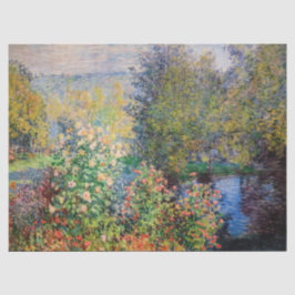Papel De Seda Claude Monet - Esquina del jardín de Montgeron