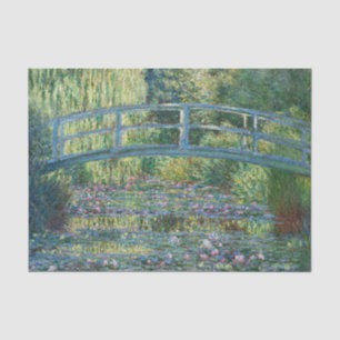 Papel De Seda Claude Monet - estanque de Lily del Agua, Armonía 