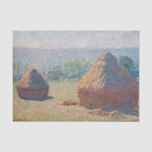 Papel De Seda Claude Monet - Haystacks, fin de verano