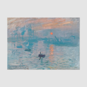 Papel De Seda Claude Monet Impresión Amanecer Francés