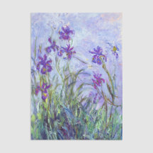Claude Monet - Lilac Irises / Iris Mauves