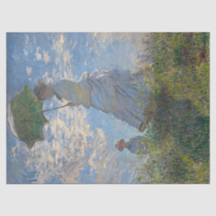 Papel De Seda Claude Monet Mujer con un Paraguas Arte Refinado