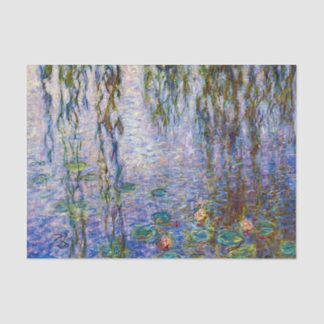Papel De Seda Claude Monet - Nenúfares (Anverso)