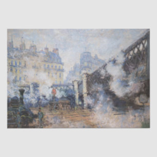 Papel De Seda Claude Monet - Puente de Europa, Estación Saint-La
