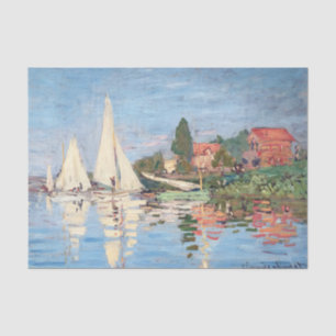 Papel De Seda Claude Monet - Regattas en Argenteuil