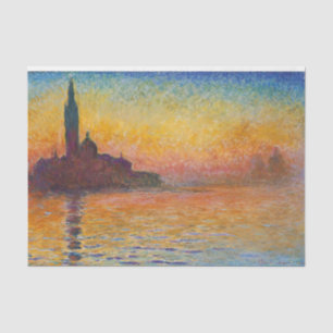 Papel De Seda Claude Monet - San Giorgio Maggiore al anochecer