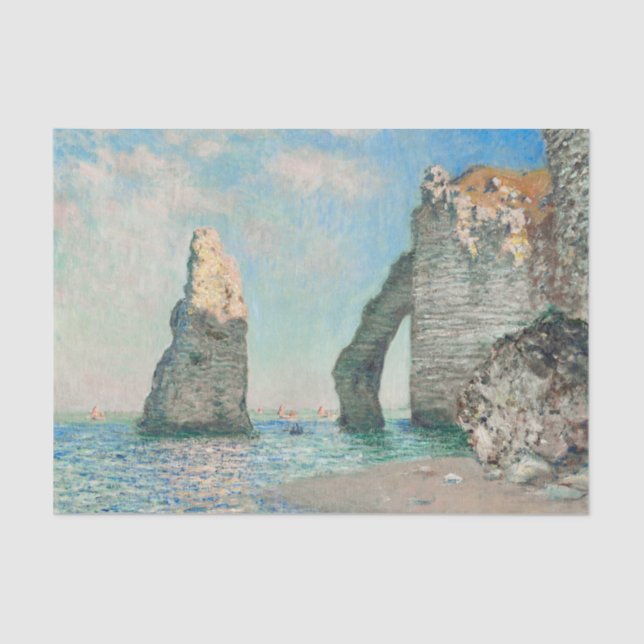 Papel De Seda Claude Monet Turquoise Decoupage (Anverso)
