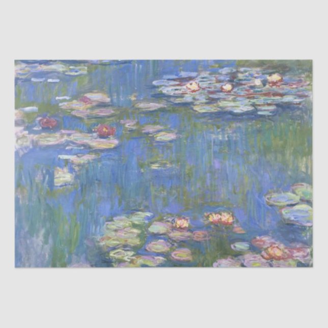 Papel De Seda Claude Monet // Water Lilies (Anverso)