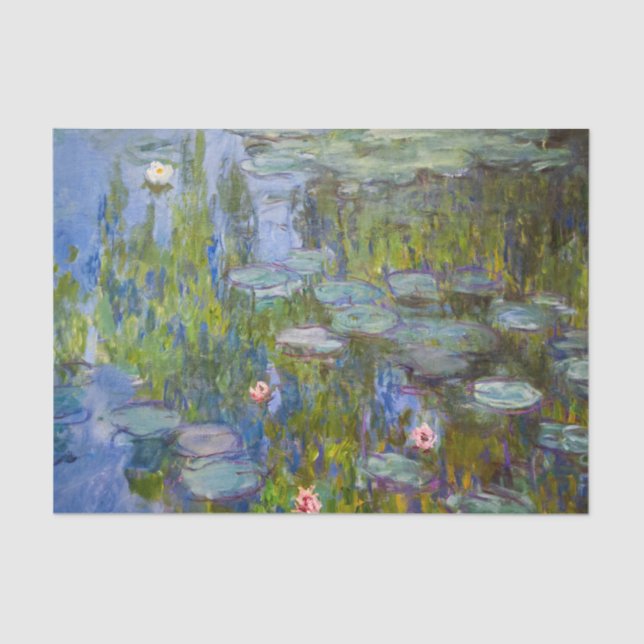 Papel De Seda Claude Monet Water Lilies (Anverso)