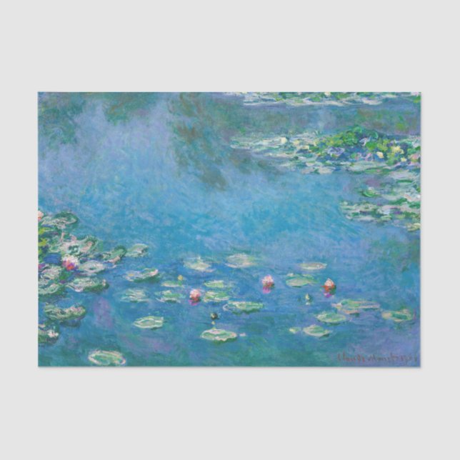Papel De Seda Claude Monet - Water Lilies 1906 (Anverso)