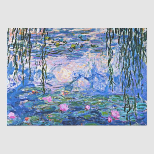 Papel De Seda Claude Monet - Water Lilies, 1919, (Anverso)