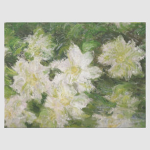 Papel De Seda Clematis blancos de Claude Monet Tissue Paper