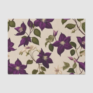 Papel De Seda Clematis Vine